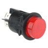 RS PRO SP Series Illuminated Push Button Switch, Latching, Panel Mount, 25 mm Cutout, DPST, Red LED, IP67, 250 V AC 319-433
