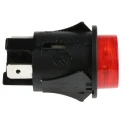 RS PRO SP Series Illuminated Push Button Switch, Latching, Panel Mount, 25 mm Cutout, DPST, Red LED, IP67, 250 V AC 319-433