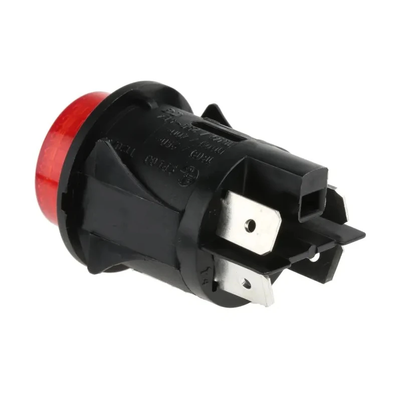 RS PRO SP Series Illuminated Push Button Switch, Latching, Panel Mount, 25 mm Cutout, DPST, Red LED, IP67, 250 V AC 319-433