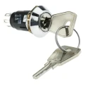 Lorlin Key Switch DPDT, 2 Positions, 1A, Random Key, Zinc Alloy, SRL5LD2