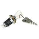 Lorlin Key Switch DPDT, 2 Positions, 1A, Random Key, Zinc Alloy, SRL5LD2