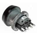 ITW Switches Illuminated Push Button Switch, Momentary, 22 mm Panel Cutout, SPDT, Clear LED, IP67, 250 V AC 76-9410/439088B