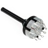 Lorlin 3 Position 4PST Rotary Switch, 150mA, Polyamide, Panel Mount, Solder Tab, 250V AC, CK1032