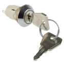 Lorlin Key Switch SPDT 1A 2-Way Random Key Zinc Alloy Solder Terminal Round Bezel SRL5ED2