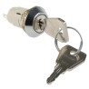 Lorlin Key Switch SPDT 1A 2-Way Random Key Zinc Alloy Solder Terminal Round Bezel SRL5ED2