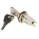 Lorlin Key Switch SPDT 1A 2-Way Random Key Zinc Alloy Solder Terminal Round Bezel SRL5ED2