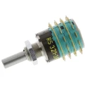 NSF GX non short 6 Position 4P6T Rotary Switch 250mA Solder Panel Mount 125V AC 60V DC 500401-000-000-000
