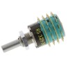 NSF GX non short 6 Position 4P6T Rotary Switch 250mA Solder Panel Mount 125V AC 60V DC 500401-000-000-000