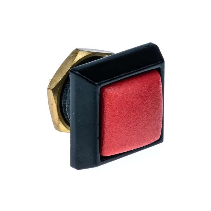 ITW Switches 59 Series Miniature Push Button Switch Panel Mount SPST Square Red Momentary IP67 50V DC 125V AC 59-212