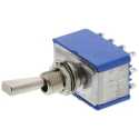 APEM Toggle Switch Panel Mount On-On 4PDT Solder Terminal 30V DC 250V AC 5666A9