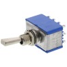 APEM Toggle Switch Panel Mount On-On 4PDT Solder Terminal 30V DC 250V AC 5666A9