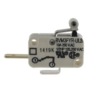 Saia-Burgess Roller Lever Micro Switch, Tab Terminal, 10A, 250 V AC, SPST, IP40 42681