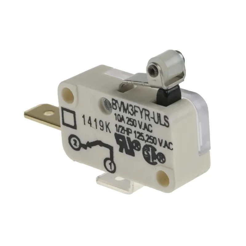 Saia-Burgess Roller Lever Micro Switch, Tab Terminal, 10A, 250 V AC, SPST, IP40 42681