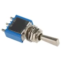 APEM Toggle Switch Panel Mount On-Off-On SPDT Solder Terminal 4A 30V DC 250V AC 5639A9