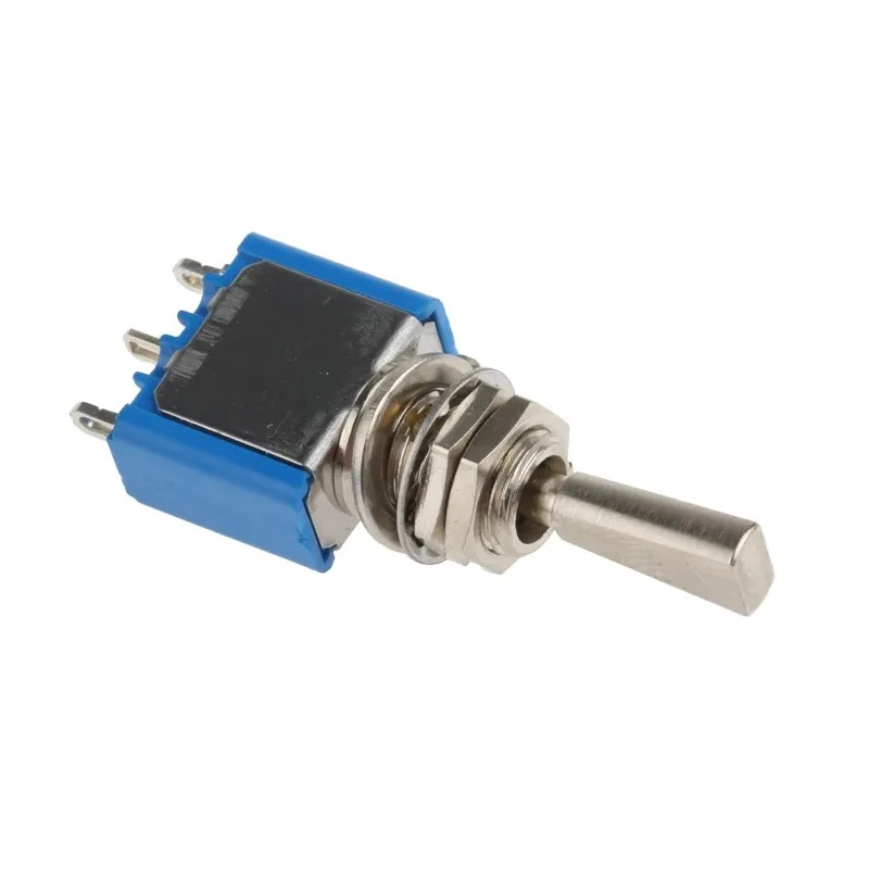 APEM Toggle Switch Panel Mount On-Off-On SPDT Solder Terminal 4A 30V DC 250V AC 5639A9