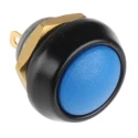 ITW Switches Miniature Push Button Switch, Momentary, Panel Mount, 13.6 mm Cutout, SPST, Clear LED, IP67, 50 V DC 59-116