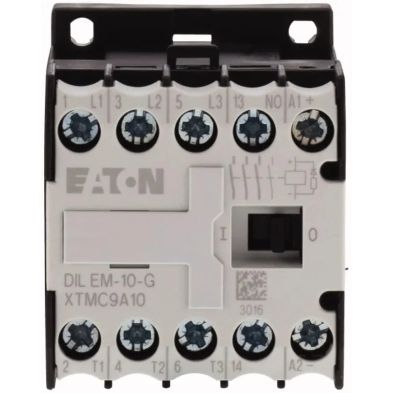 Eaton DILEM-10 Contactor 110V AC Coil, 3-Pole, 9A, 4kW, 400V AC, Screw Mount, 051783 DILEM-10(110V50HZ,120V60HZ)
