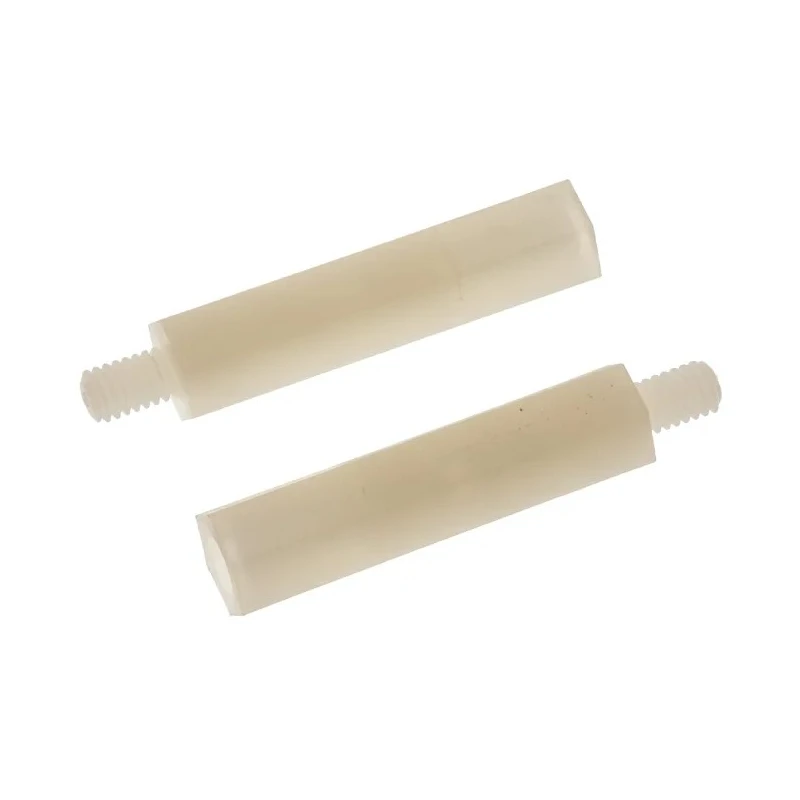 RS PRO M4 Standoff, 30 mm Body, 6 mm Stud, Polyamide 66, Hex, Male/Female, 325-801