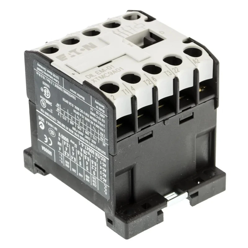 Eaton DILEM Contactor 230V AC Coil, 3-Pole, 9A, 4kW, Screw Mount, Motor Control, 051795 DILEM-01(230V50HZ,240V60HZ)