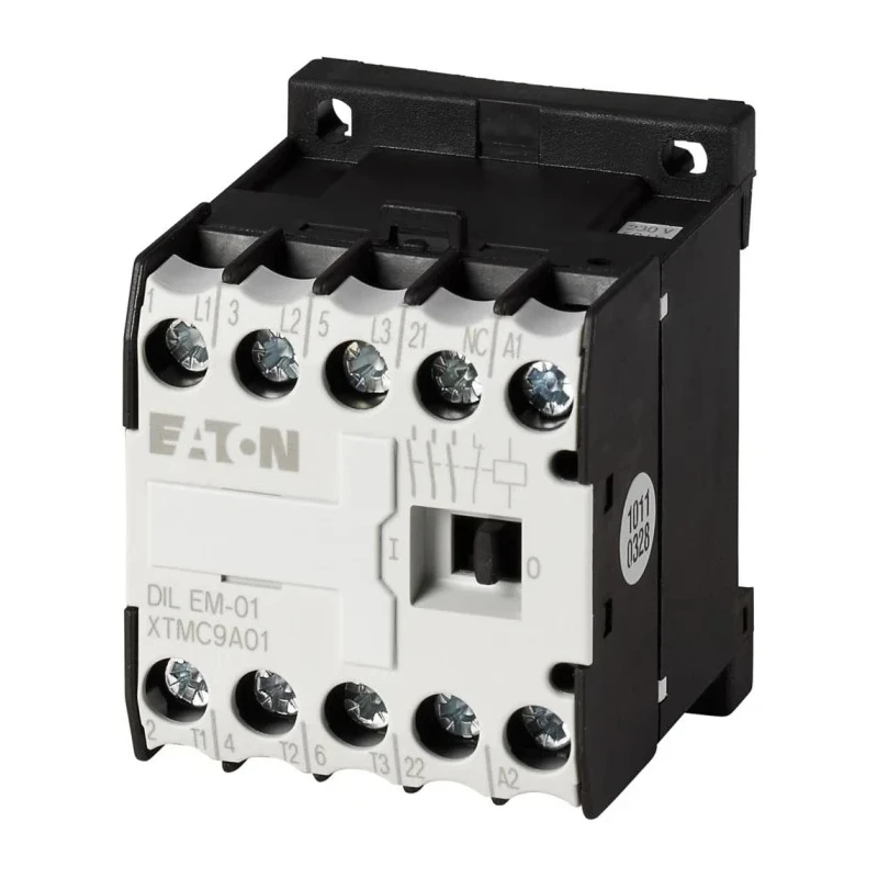 Eaton DILEM Contactor 230V AC Coil, 3-Pole, 9A, 4kW, Screw Mount, Motor Control, 051795 DILEM-01(230V50HZ,240V60HZ)