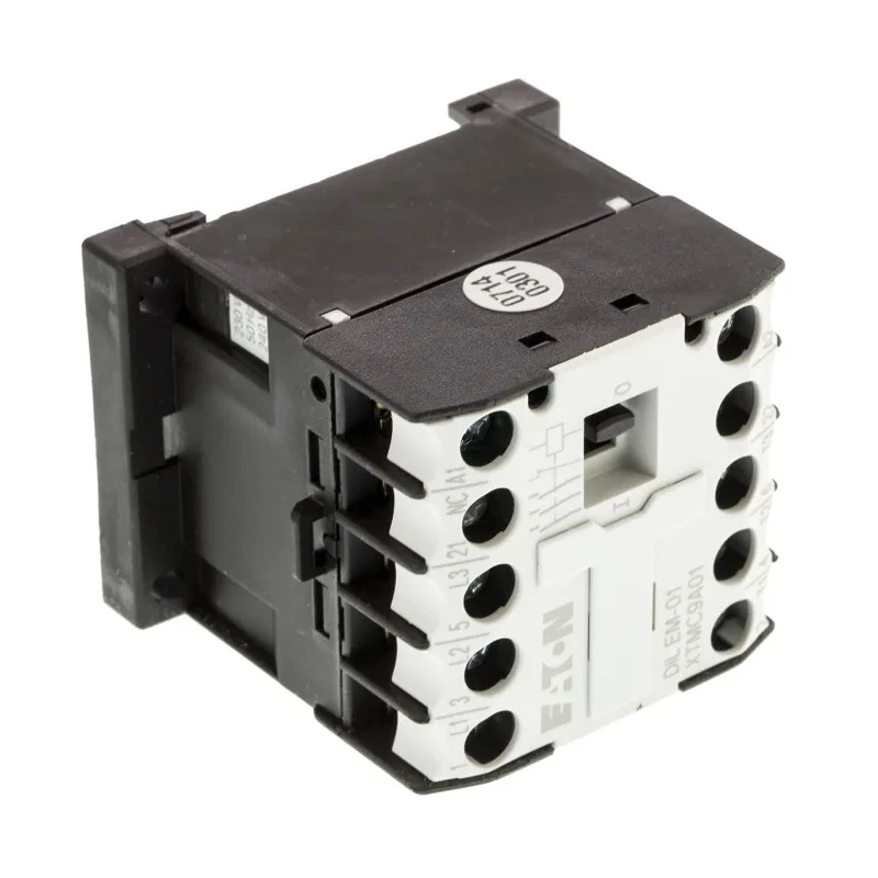 Eaton DILEM Contactor 230V AC Coil, 3-Pole, 9A, 4kW, Screw Mount, Motor Control, 051795 DILEM-01(230V50HZ,240V60HZ)