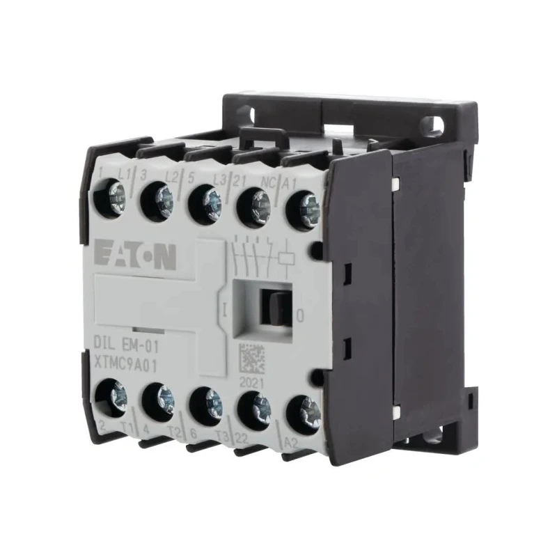 Eaton DILEM Contactor 230V AC Coil, 3-Pole, 9A, 4kW, Screw Mount, Motor Control, 051795 DILEM-01(230V50HZ,240V60HZ)