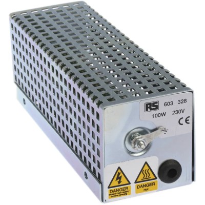 RS PRO Enclosure Heater 230V AC 100W Surface Anti-Condensation Heater 603-328
