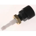 RS PRO Pneumatic Bulkhead Connector Male Push-In Fitting 1/8 in G Thread, 3 mm Nylon Tube, 60°C Max, 6419 Series 317-752