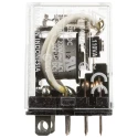 Omron Power Relay 12V DC Coil, 10A Switching 4PDT Plug-In Terminal LY4 12VDC