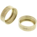 RS PRO Conduit Fitting Galvanised Brass, 20 mm Nominal Size, M20, Yellow Finish 608-250