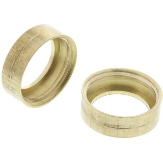 RS PRO Conduit Fitting Galvanised Brass, 20 mm Nominal Size, M20, Yellow Finish 608-250