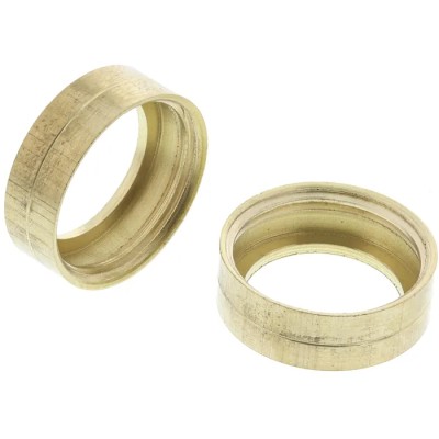 RS PRO Conduit Fitting Galvanised Brass, 20 mm Nominal Size, M20, Yellow Finish 608-250