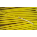 Alpha Wire 3053 Series Yellow Hook Up Wire 3053 YL005, 20 AWG, 10 x 0.25 mm Strands, 30 m, PVC, 300V