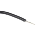Alpha Wire Black Hook Up Wire 24 AWG, 600V, 7 x 0.20 mm Copper Strands, 30 m Reel 3070 BK005
