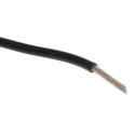 Alpha Wire Premium Series Flame Retardant Hook Up Wire, 16 AWG, 26 x 0.25 mm Strands, 30 m Reel, Black, 300V 3057 BK005