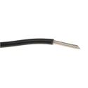 Alpha Wire Premium Series Flame Retardant Hook Up Wire, 16 AWG, 26 x 0.25 mm Strands, 30 m Reel, Black, 300V 3057 BK005