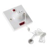 MK Electric 1 Way Ceiling Pull Switch White 50A Cord 1.5m BS 7671:2008/BS EN 60669-1:2000 3164 WHI