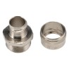 Adaptaflex Nickel Plated Brass Conduit Fitting 9.5 mm, M20 Thread, IP54, Silver 7TCA296020R0102 SP16/M20/A