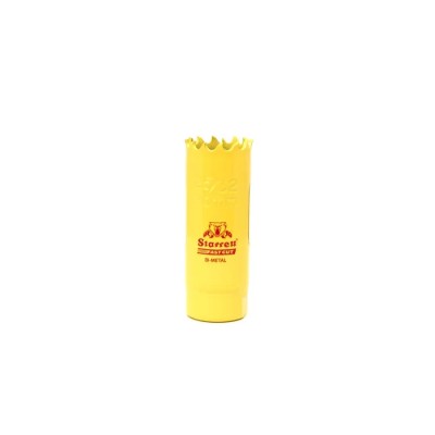 Starrett 20 mm HSS Bi-Metal Hole Saw Drill Bit for Metal, Mild Steel Sheet, Stainless Steel, 38 mm Cut Depth FCH2532-G
