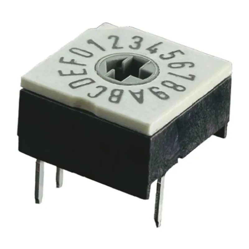Hartmann Rotary Coded DIP Switch Through Hole, Cross-head Rotary Encoder, Flux Sealed, Gold Contacts, 150mA 24VDC P60A701