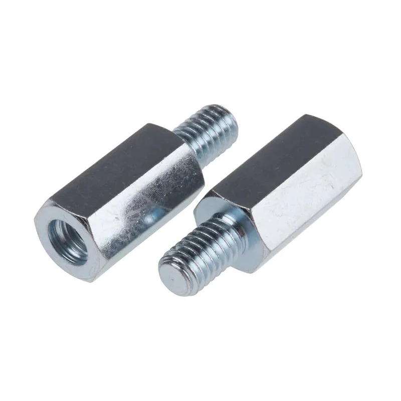 RS PRO Standoff M6, 18 mm Body, 10 mm Stud, Steel Zinc Plated 603-520