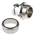 Adaptaflex Nickel-Plated Brass Conduit Fitting, M25, 25 mm Nominal Size, IP54, Pack of 10 7TCA296020R0194 SP25/M25/A