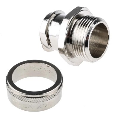 Adaptaflex Nickel-Plated Brass Conduit Fitting, M25, 25 mm Nominal Size, IP54, Pack of 10 7TCA296020R0194 SP25/M25/A