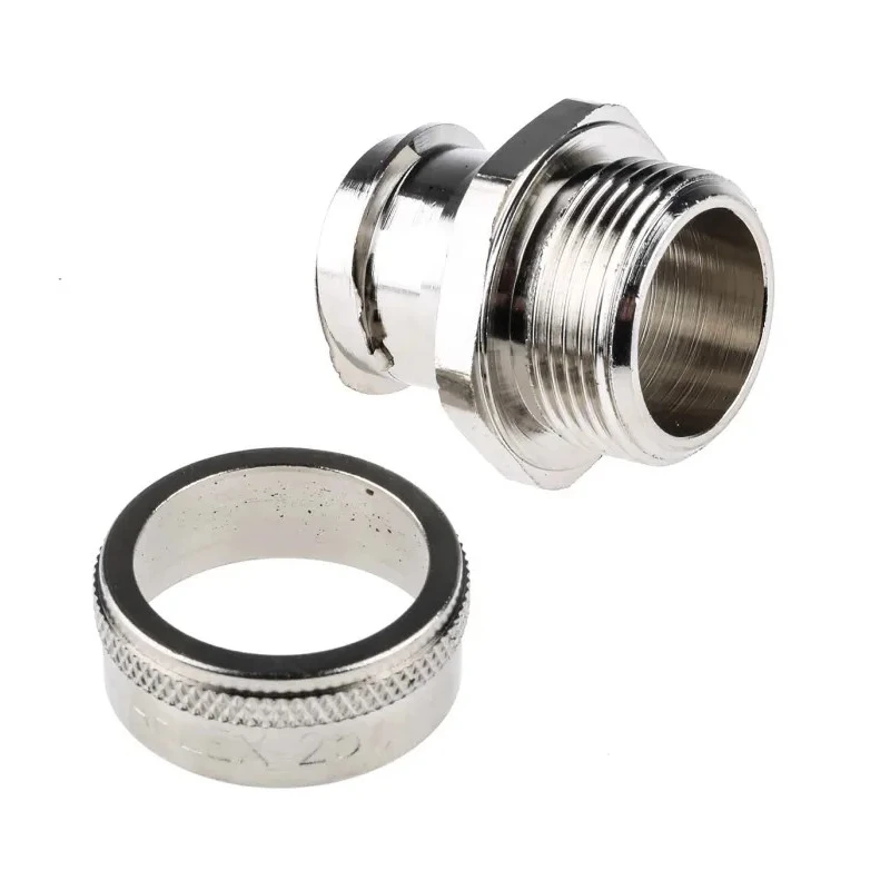Adaptaflex Nickel-Plated Brass Conduit Fitting, M25, 25 mm Nominal Size, IP54, Pack of 10 7TCA296020R0194 SP25/M25/A