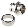 Adaptaflex Nickel-Plated Brass Conduit Fitting, M25, 25 mm Nominal Size, IP54, Pack of 10 7TCA296020R0194 SP25/M25/A