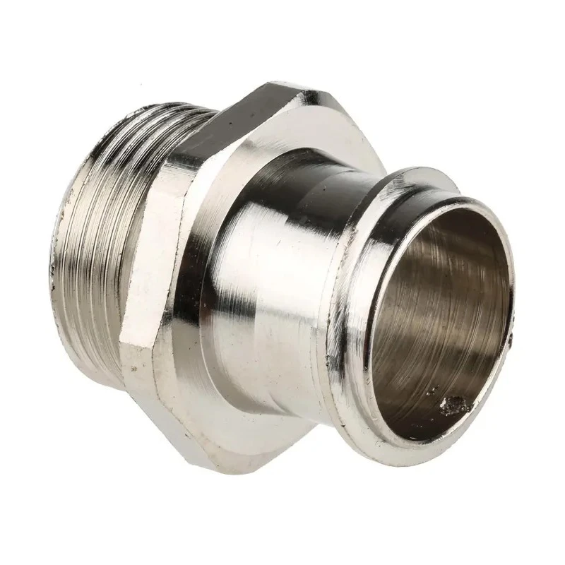 Adaptaflex Nickel-Plated Brass Conduit Fitting, M25, 25 mm Nominal Size, IP54, Pack of 10 7TCA296020R0194 SP25/M25/A