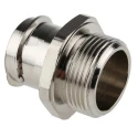 Adaptaflex Nickel-Plated Brass Conduit Fitting, M25, 25 mm Nominal Size, IP54, Pack of 10 7TCA296020R0194 SP25/M25/A