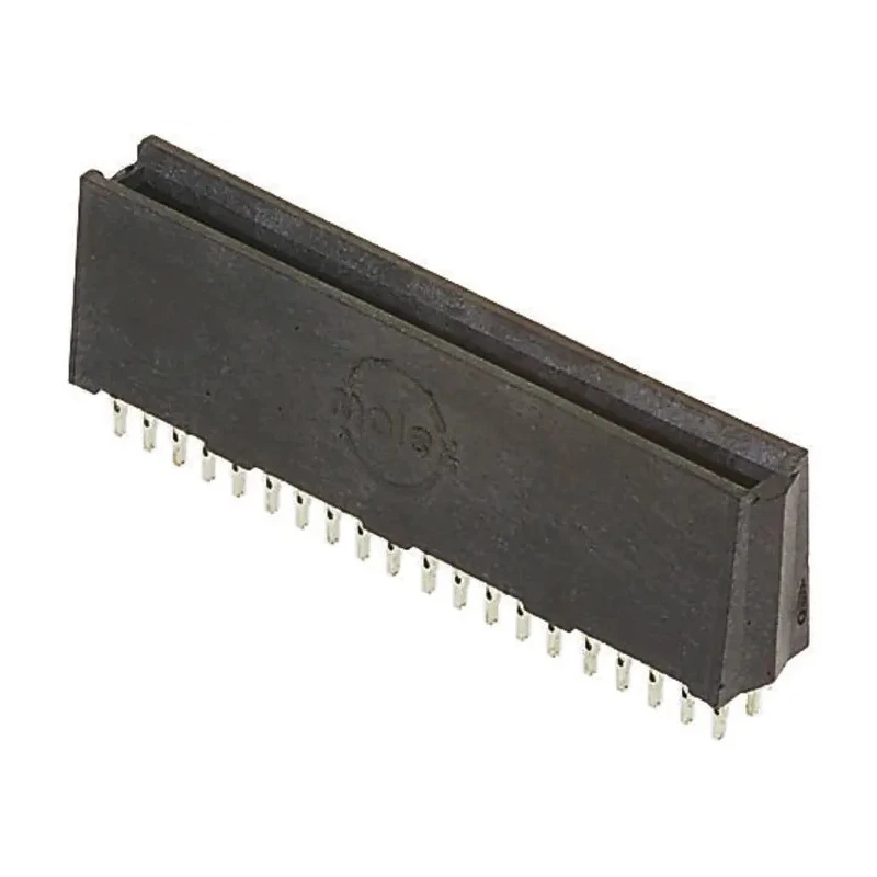 Molex Straight Edge Connector, Through Hole, 4 Contacts, 2.5 mm Pitch, 2 Row, Press-in 45714-0001