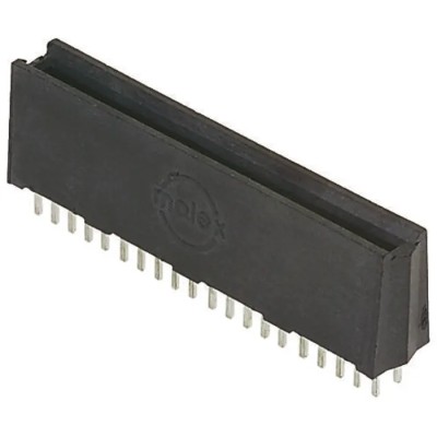 Molex Straight Edge Connector 4-Contacts 12.9mm Pitch Through Hole, 2 Row, Solder, 250V, 40A 45719-0004