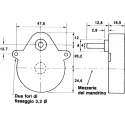 McLennan Servo Supplies Ovoid Gearbox 50:1 Gear Ratio, 0.8 Nm Max Torque, 100rpm Max Speed P5-G17L82